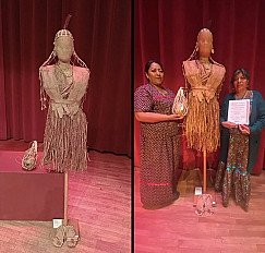 Gloria Regino Arballo recibe el Gran Premio Nacional a la Mujer Indígena por su “Vestido de novia pa ipai”